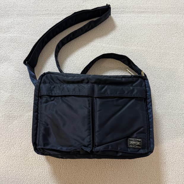 (신형) PORTER 포터 탱커 숄더백 L 네이비