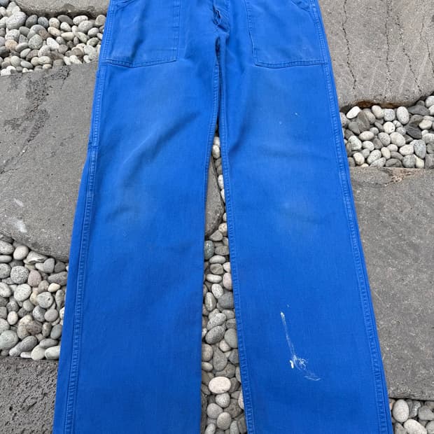 1980s FADED WASHED FATIGUE 퍼티그 프렌치워크팬츠