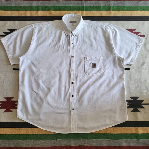 칼하트 면 오버핏 반팔셔츠 XXXL