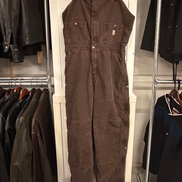 (정품/M) 칼하트 오버롤 브라운 a1
