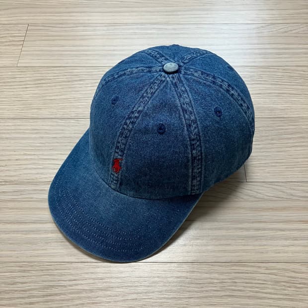 [Polo] 90s 폴로 랄프로렌 데님 볼캡 모자