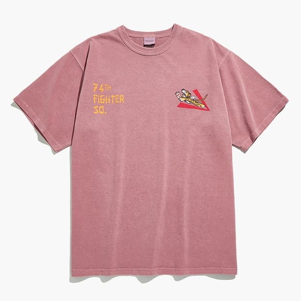 [아웃스탠딩] MIL SERIES TEE 핑크