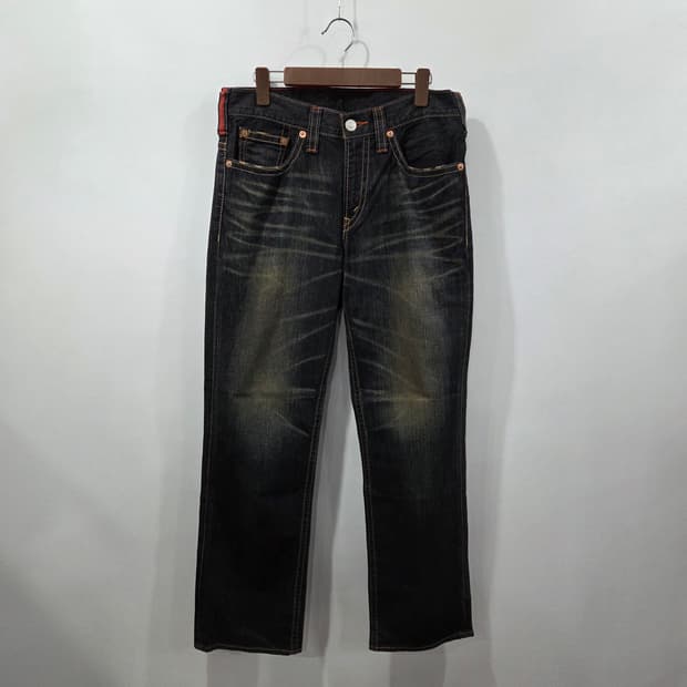리바이스 502 진청 데님팬츠 32/32