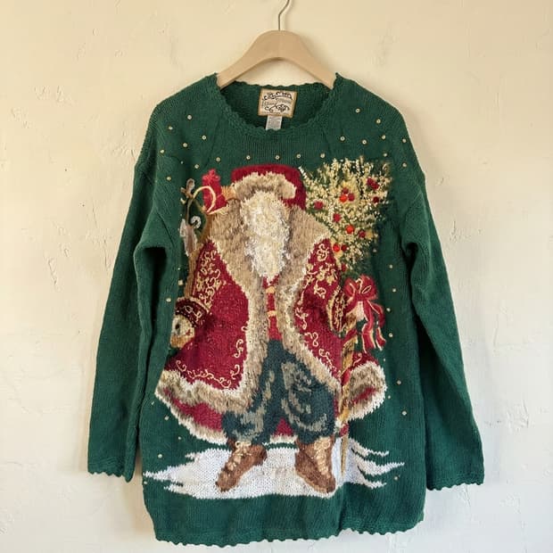 빈티지 Heirloom Collectibles 크리스마스 스웨터