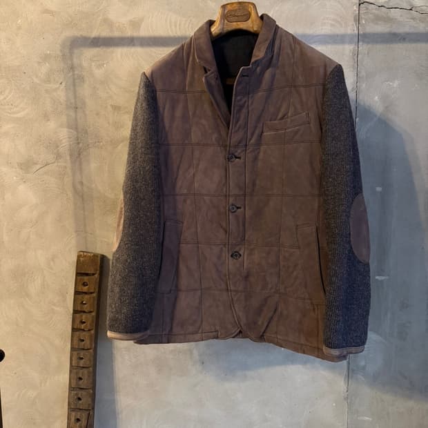 로가디스 스웨이드 레더 유틸리티 자켓 100