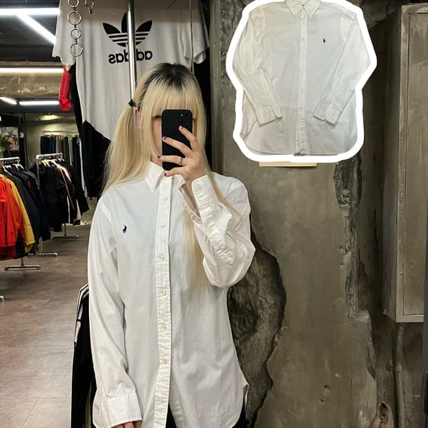 폴로 랄프로렌 셔츠 화이트  #csz2117 