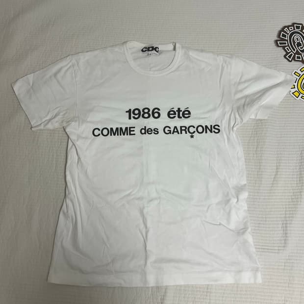 꼼데가르송 1986 화이트 