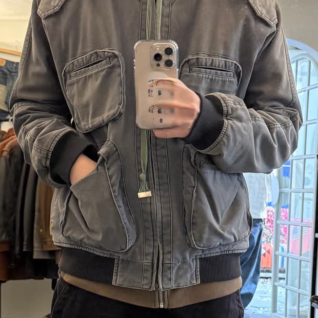 00s Armani jeans 워크자켓