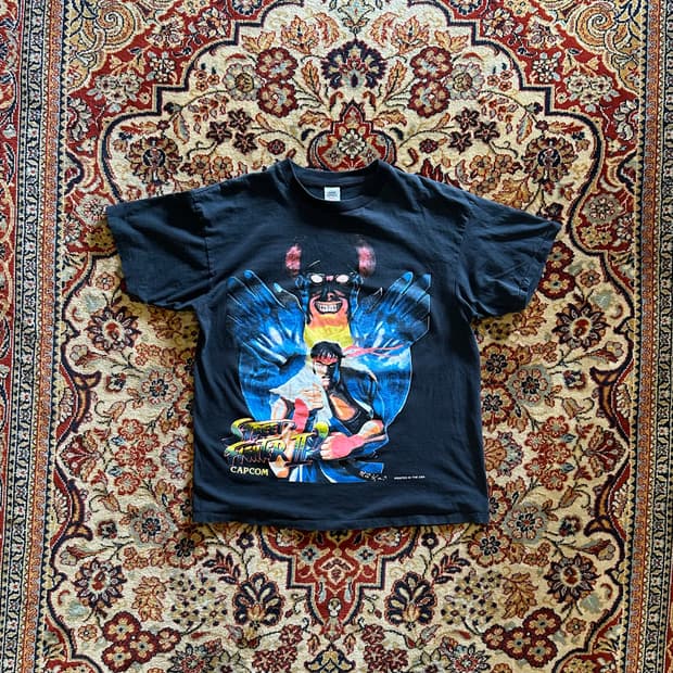 90s CAPCOM Street Fighter II Ryu & Bison