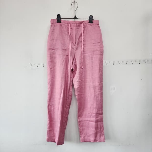 SJ 와니 핑크색 린넨 바지