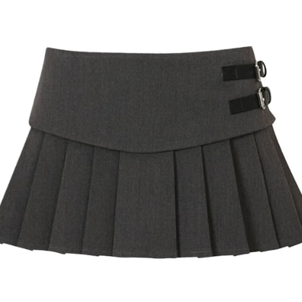 페인오어플레져 샬롯 스커트 s 차콜