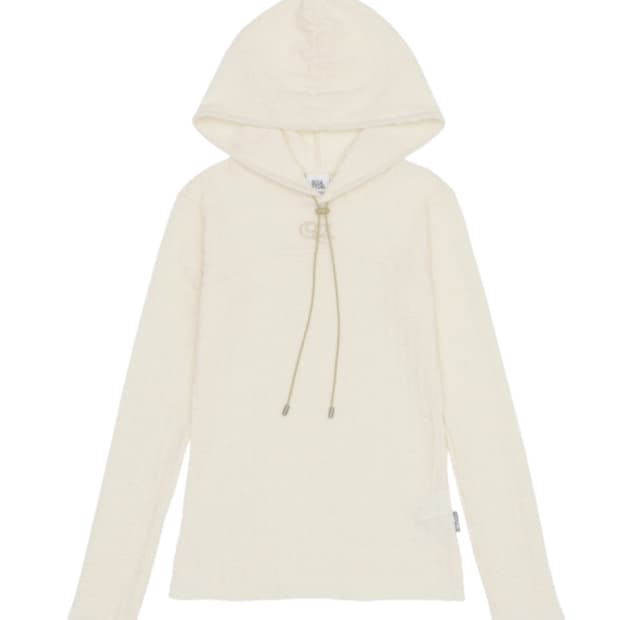 스컬프터 이스트링 크링클 후드 아이보리