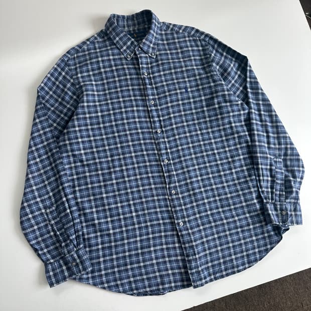 Polo 폴로 랄프로렌 현행 QR 울 타탄 셔츠