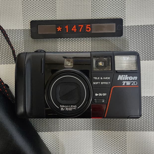니콘 TW 2D 데이터백 필름카메라 파우치포함