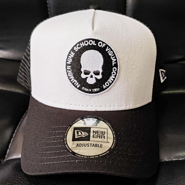 넘버나인 뉴에라 스컬 메쉬캡