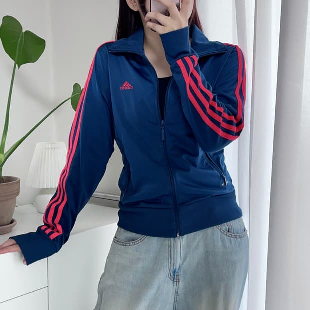 [정품] 아디다스 네이비 트랙탑 삼선 져지 [ 95 ]