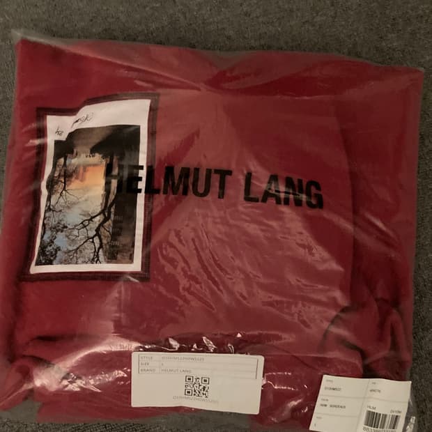 헬무트랭 포스트카드 후드티 L