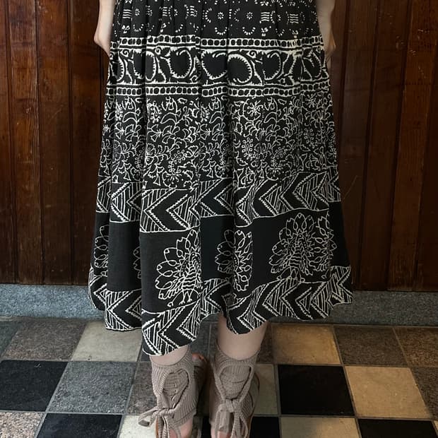 india cotton skirt