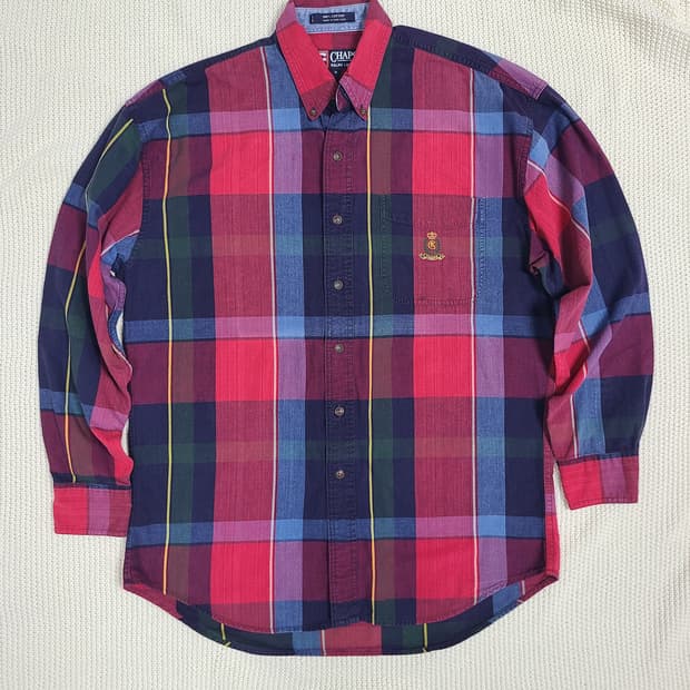 '90 CHAPS Ralph Lauren 체크 셔츠