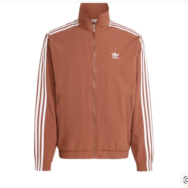 아디다스 우븐 파이어버드 트랙탑 브라운