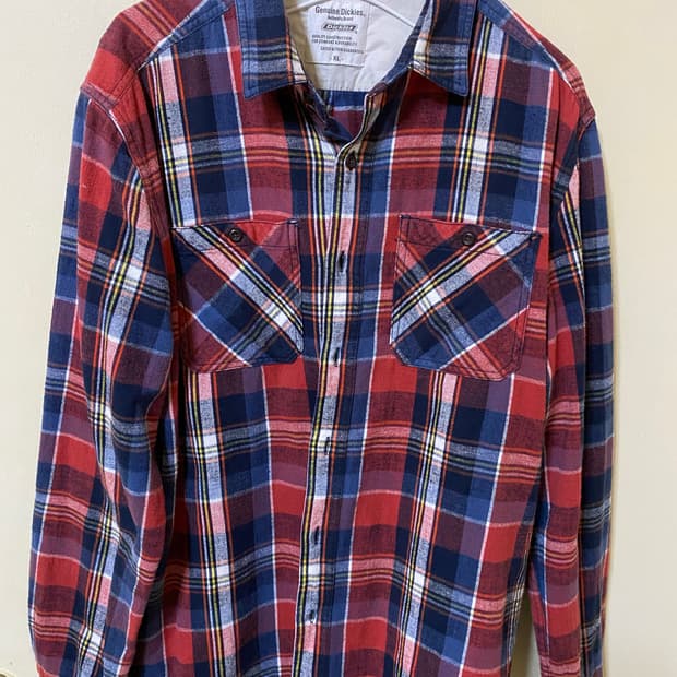 빈티지 플라넬 셔츠