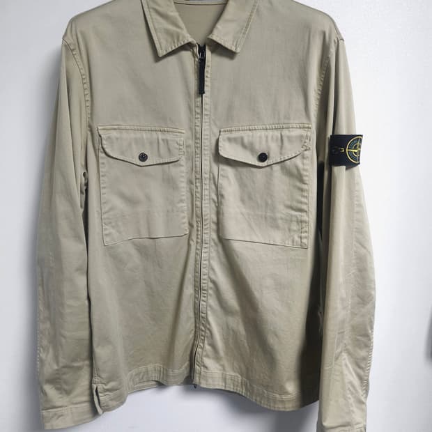 L 스톤아일랜드24ss 스트레치코튼 오버셔츠 