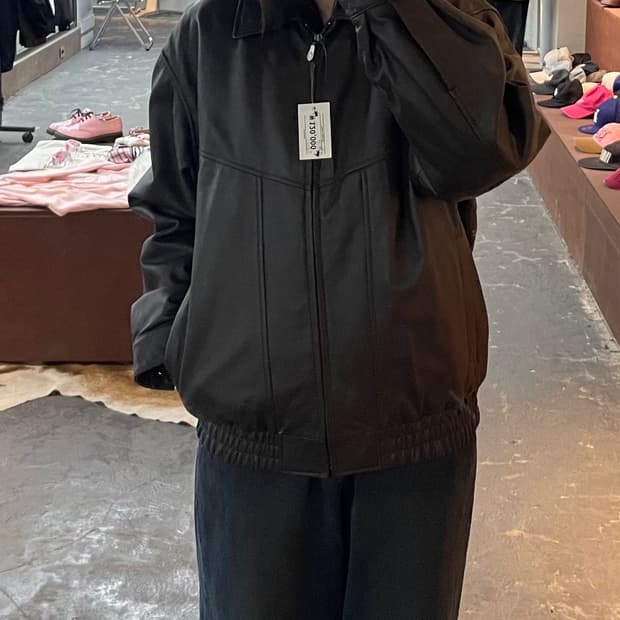 라운드트리 & 요크 램스킨 레더 가죽자켓 H1859