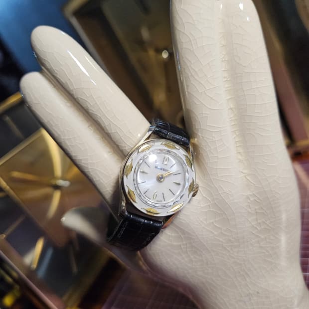 MANSON 맨손, 스위스  핸드와인딩 (수동) 빈티지 여성 손목시계