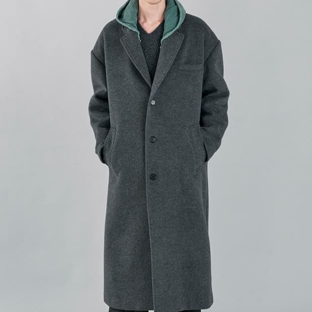 애니타임로릭 MOSS OVERFIT SINGLE COAT 차콜 2