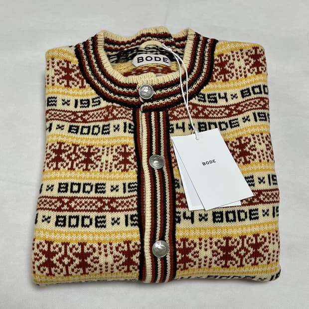 [S,M,L]보디 BODE Marzipan 울 집업 가디건