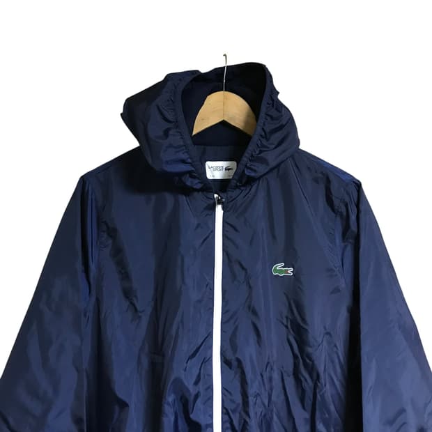 라코스테 네이비 신형라인 후디바막