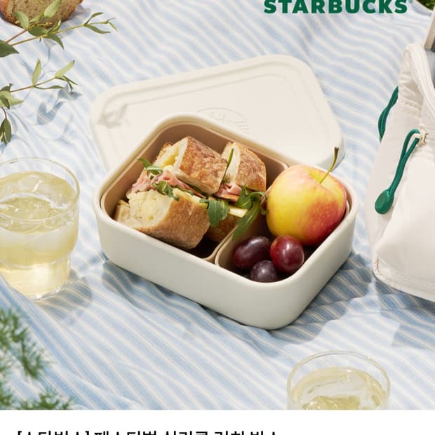 스타벅스 런치 박스