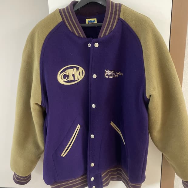 테켓 바시티 자켓 퍼플[L]