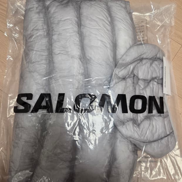 살로몬 UNI 크로스 인슐레이션 자켓 라이트 그레이