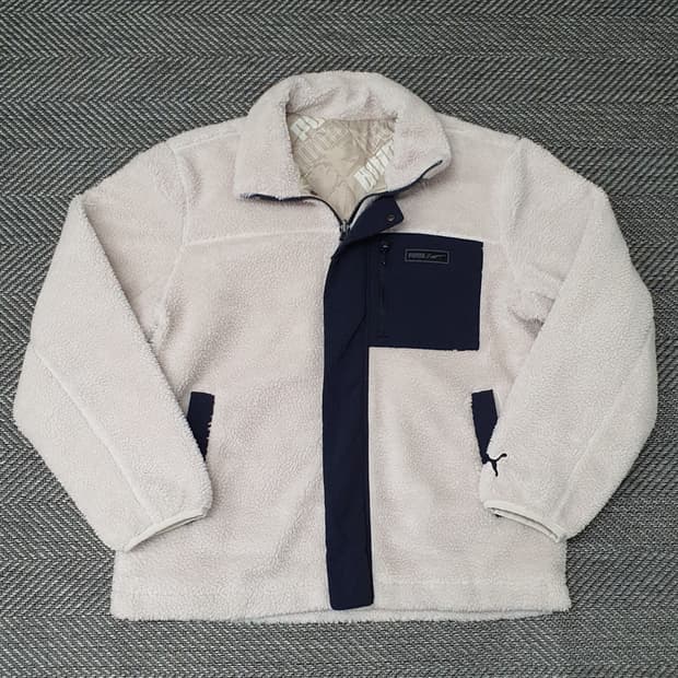 푸마 퀼팅 플리츠 집업자켓 남자105~110