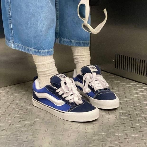 [Vans] 반스 뉴스쿨 네이비/트루화이트 새상품