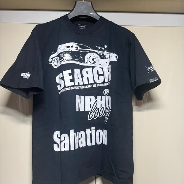 네이버후드 2002 모터사이클 티셔츠