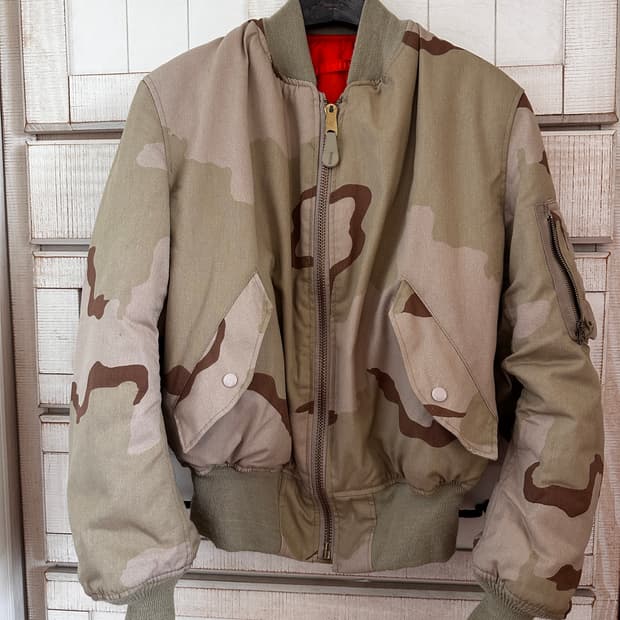 90s 알파인더스트리 ma1 데저트 카모