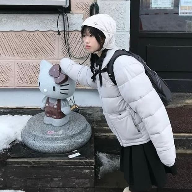 미스치프 퀄티드 푸퍼 햇 패딩모자 새상품