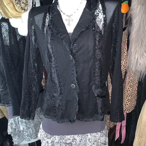 고스로리 레이스 블레이저자켓