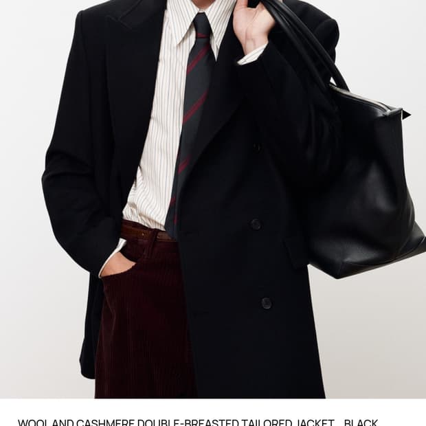 토니웩 25FW 더블 테일러드 자켓 XL 