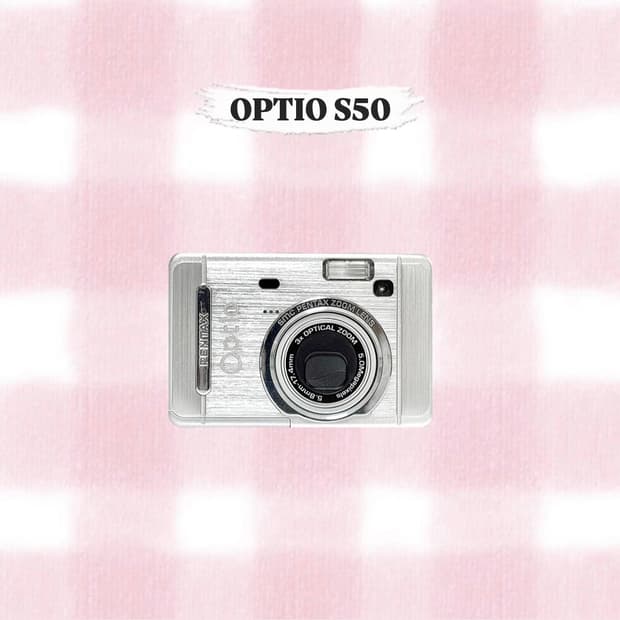 펜탁스 옵티오 S50 실버 빈티지디카