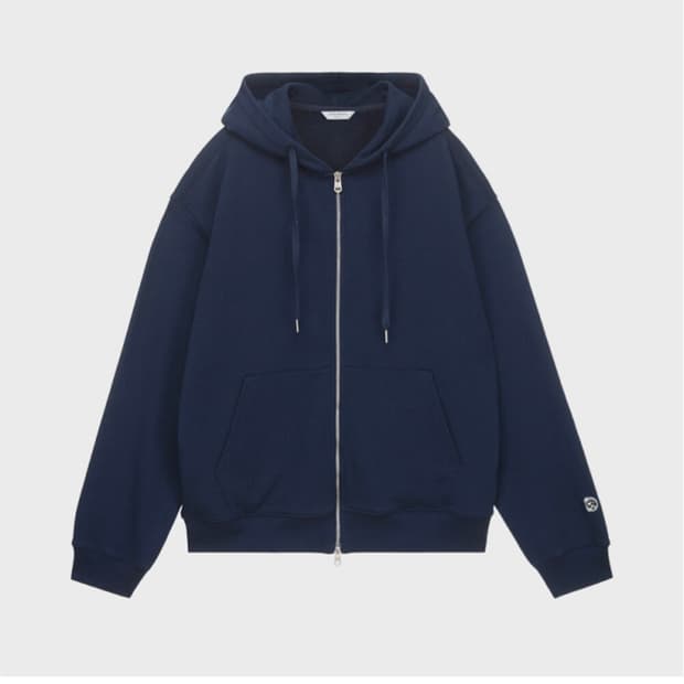 마인드브릿지 네이비 후드집업 95