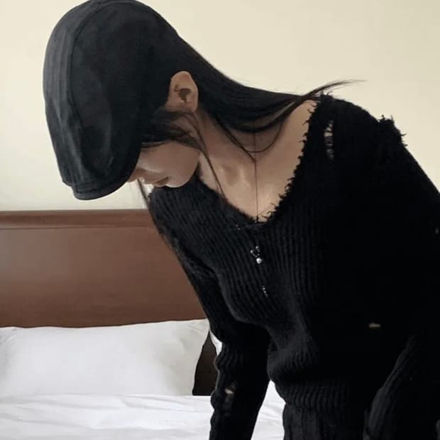 블랙 헌팅캡
