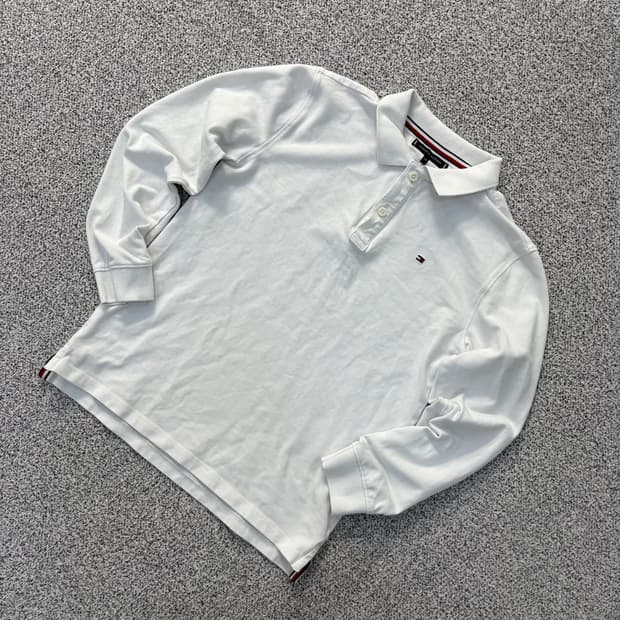 152 타미힐피거 키즈 긴팔 카라 티셔츠 0331J