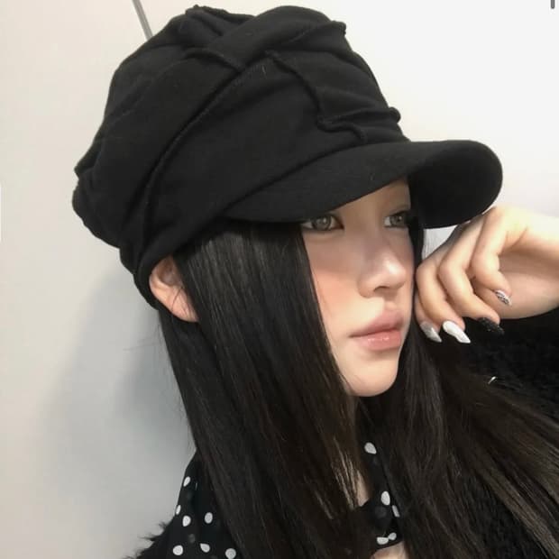 플레어업 드레이프 캡 모자 블랙