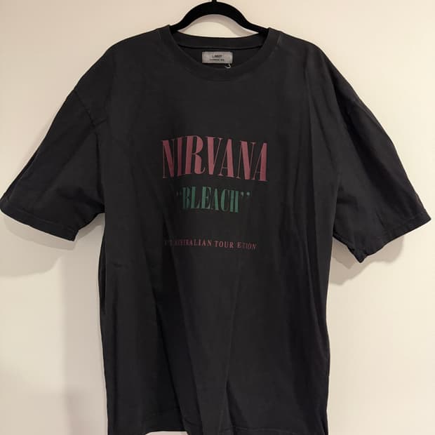 너바나 Bleach ~ 빈티지 반팔 티셔츠