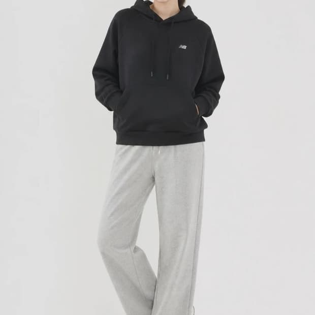뉴발란스 블랙 여자 95 후드티 O1068