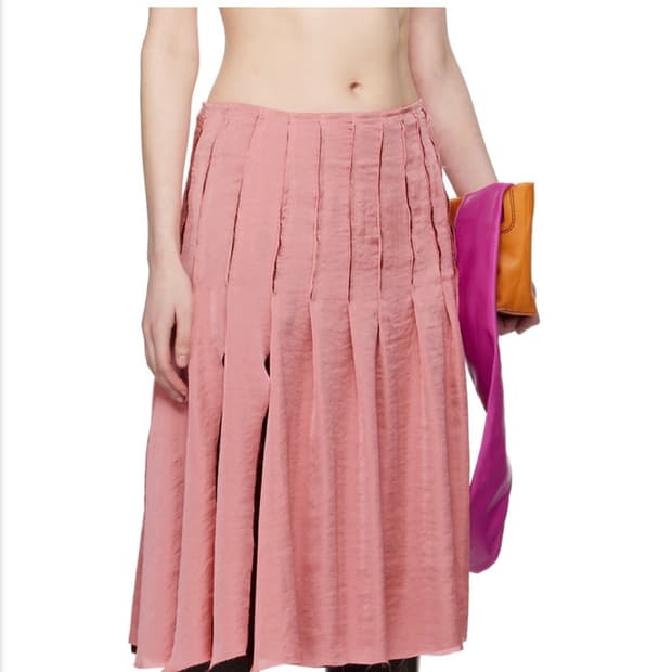 (새상품) 에드워드 커밍 플리츠 스커트 - 2SIZE