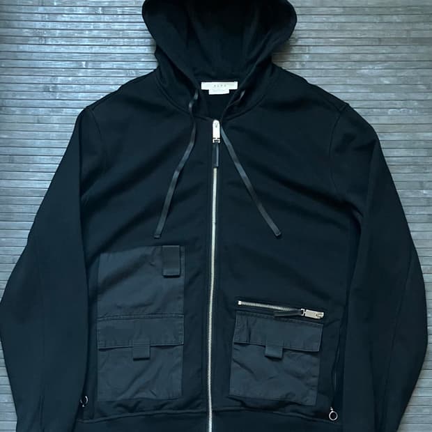 17aw cargo zip hoodie